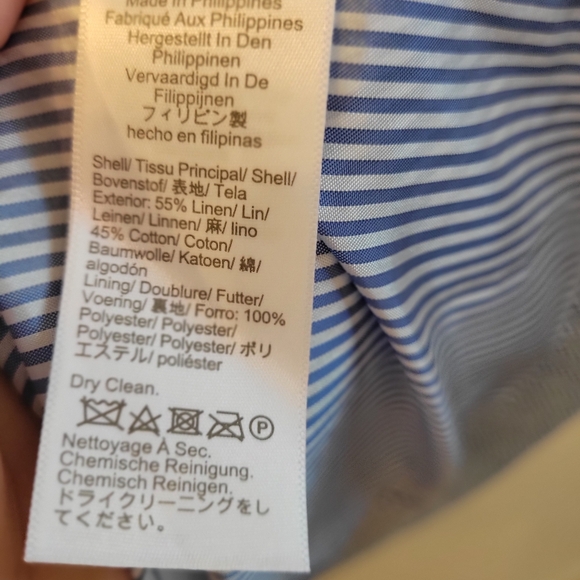 J Crew Herringbone one button blazer - Picture 3 of 5